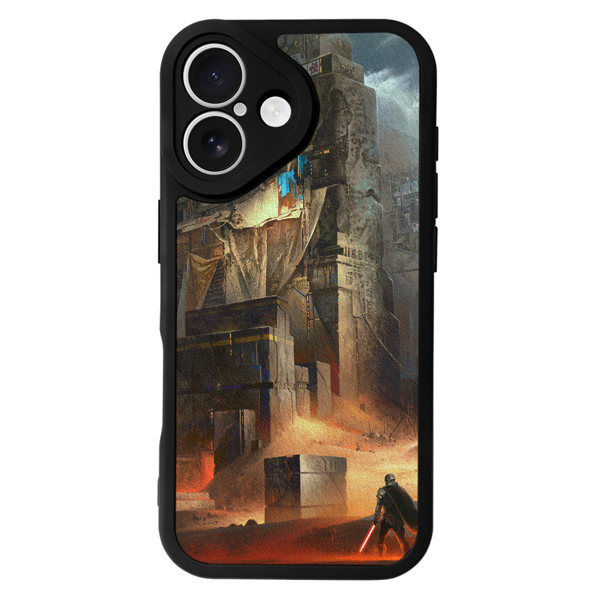 （画像用） スター・ウォーズ Star Wars 【iPhone 16シリーズ対応】シリコンスマホケース（レザー調） 材質：シリコン